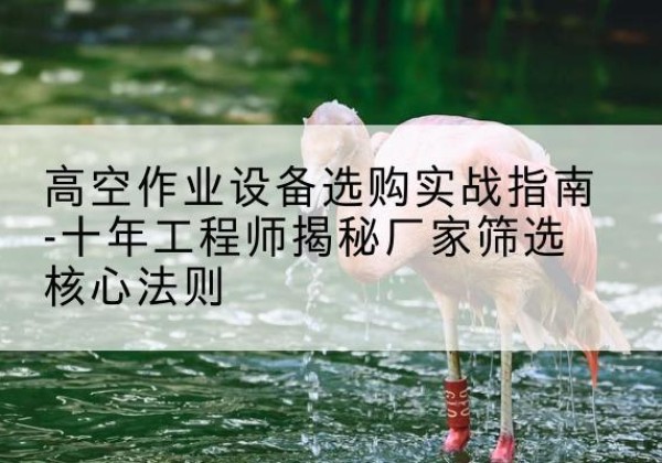 秦淮剪叉式升降机厂家-高空作业设备选购实战指南-十年工程师揭秘厂家筛选核心法则